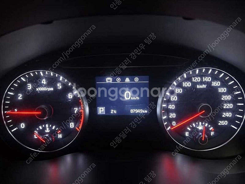 K7 중고 K7 올 뉴 K7 검정색 2018년식 87,...--9