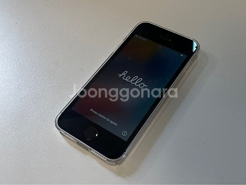 아이폰se1 스페이스그레이 256 해외 무음폰--0