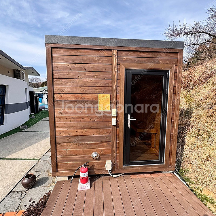 핀란드사우나 _ 천연습식 배럴 이동식 홈사우나 가정용찜...--1