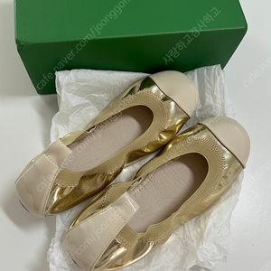 꺌랑 양말플랫 245 골드