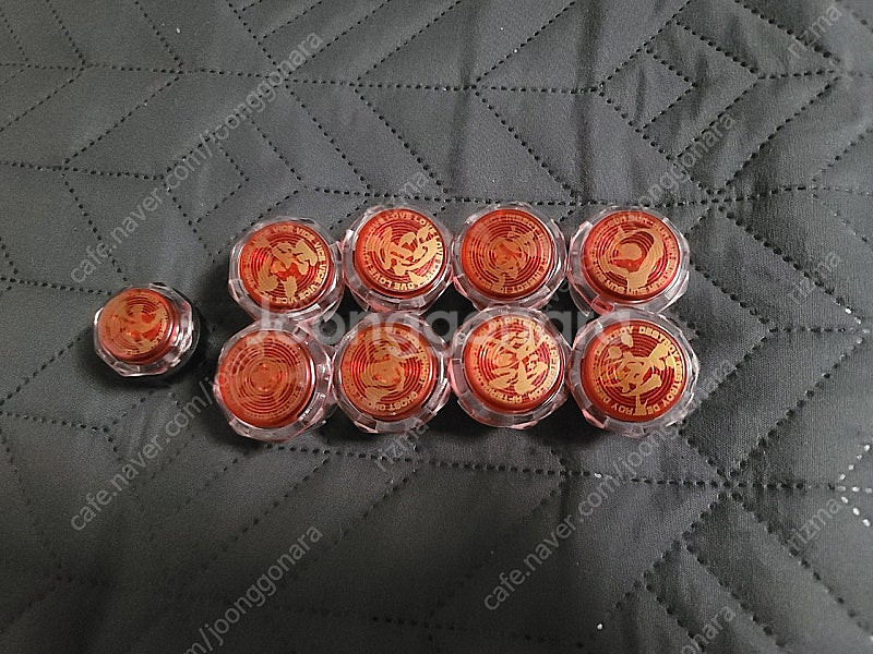 게이머핑거 빨강투명스크류 팝니다--0