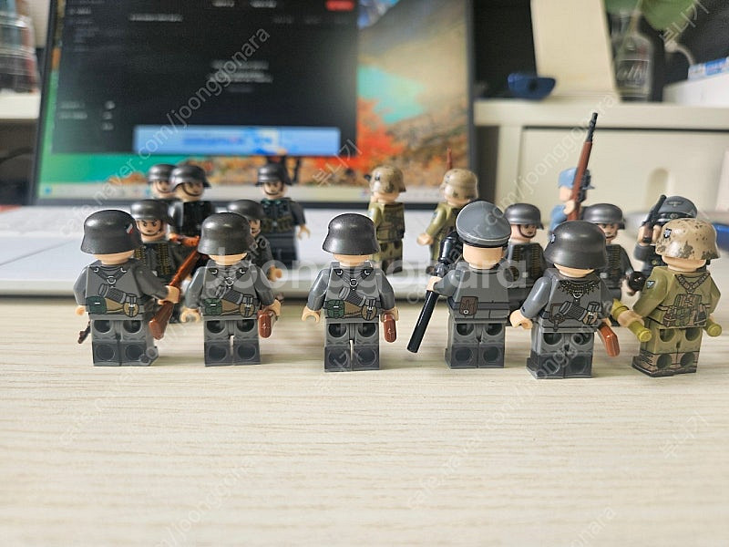 레고(lego) 호환 독일군 피규어 세 팝니다.--3