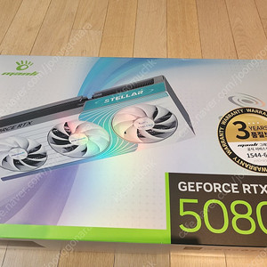 화이트 RTX 5080 만리 스텔라 OC 인텍앤컴퍼니 팝니다. (서울) ManLi 5080 STELLAR OC
