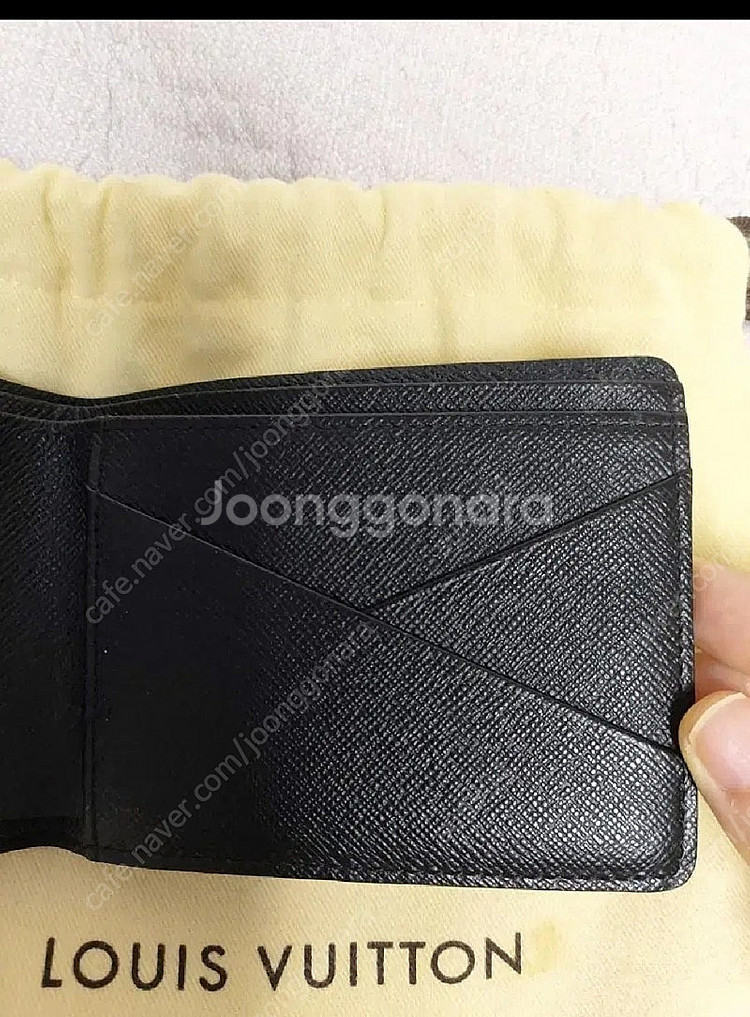 정품 루이비통 남성지갑 다미에 그라피트 멀티플--4