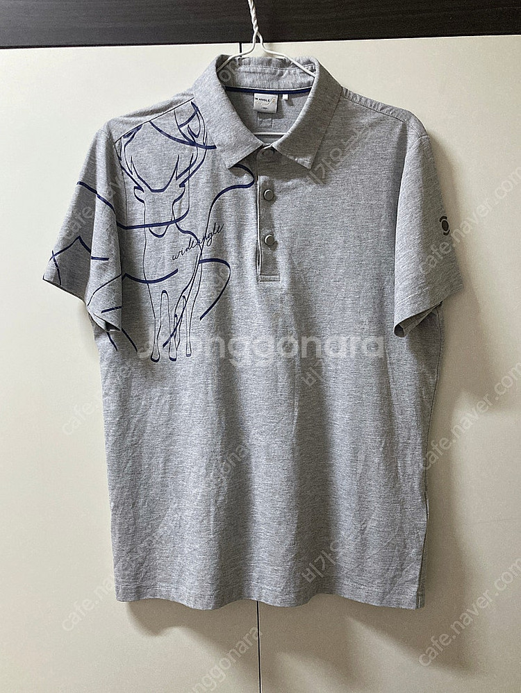 택포 ) 남성 100 와이드앵글 골프웨어 골프반팔티 카...--1