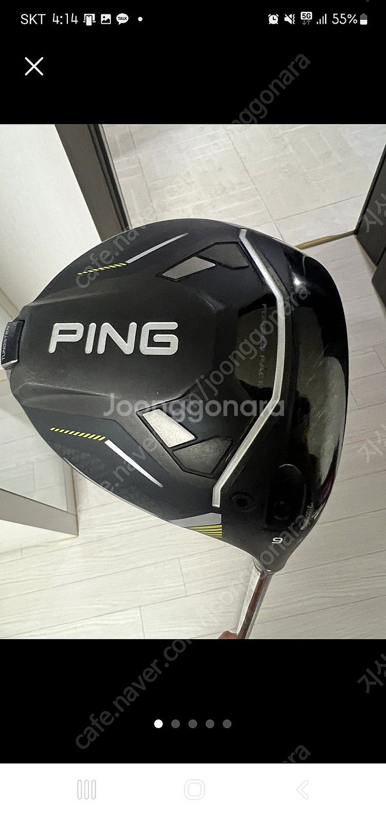 핑 G430 10K MAX 9도 드라이버 헤드 팝니다--4