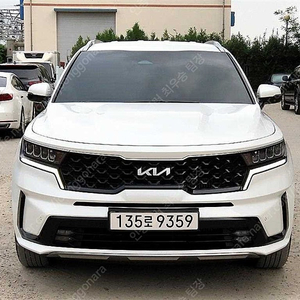 쏘렌토 중고 신형 쏘렌토 MQ4 중고 흰색 2022년식 51,828km HEV 1.6 4WD 프레스티지 개인사업자 차량구매