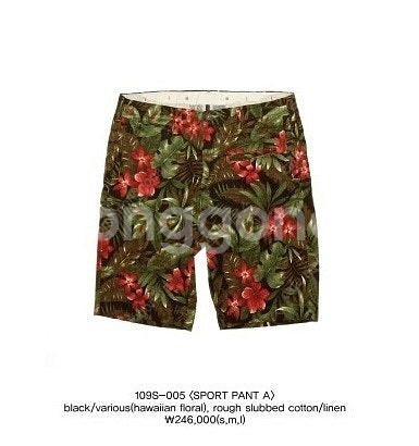 스펙테이터 플라워패턴 반바지 나이젤카본 엔지니어드가먼츠--0