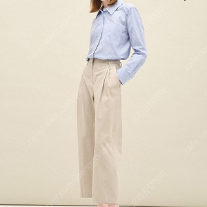 한섬 sjsj 테이퍼드 면바지