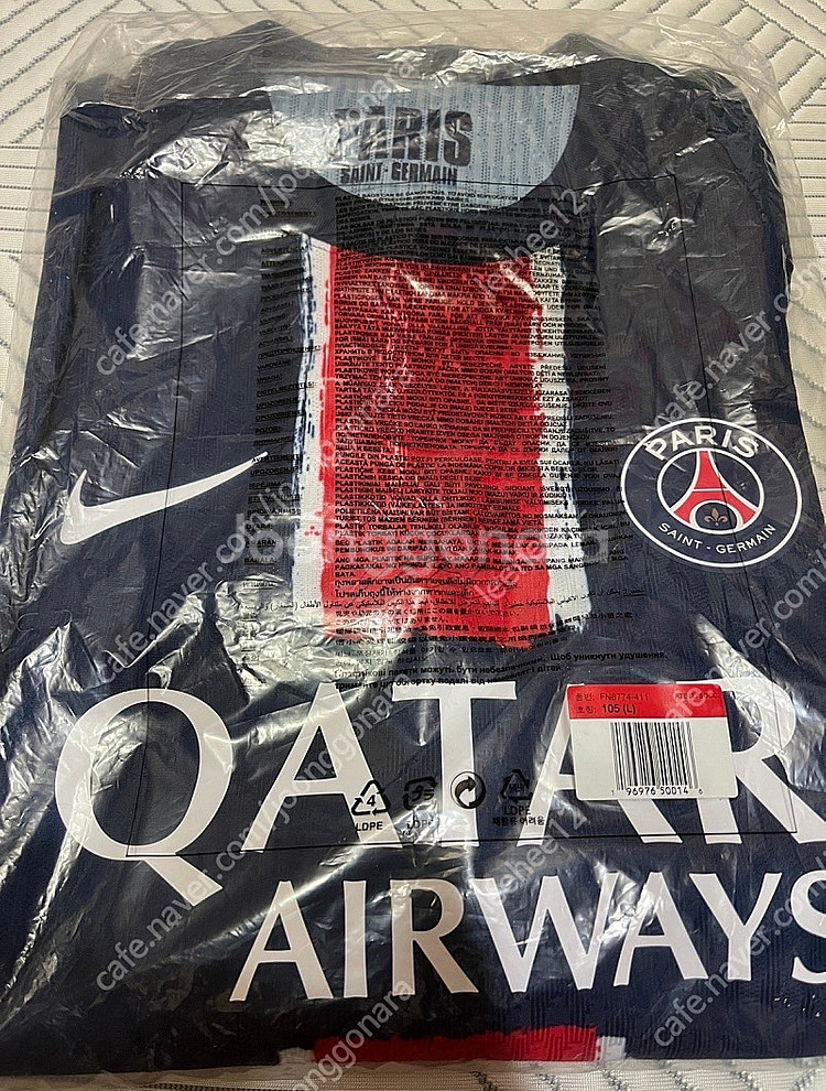 L XL 나이키 PSG 파리생제르망 홈 저지 유니폼--2
