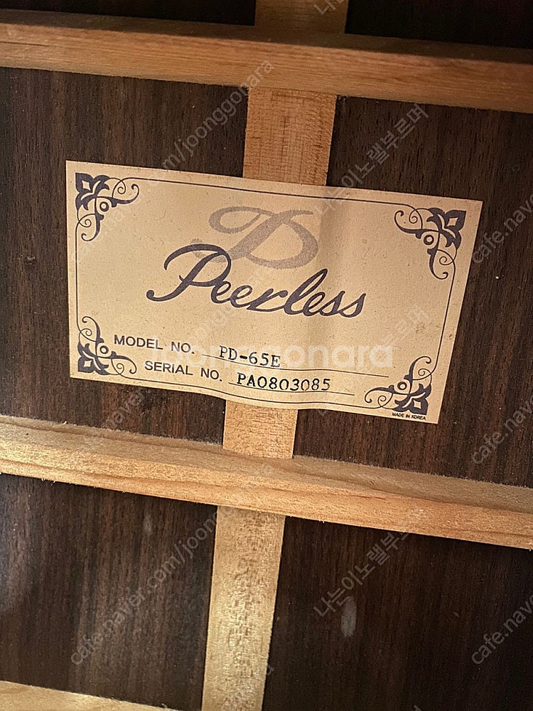 피어리스 PD-65E 올솔리드 기타--2