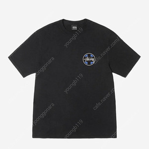 Stussy Cross Dot Pigment Dyed T-Shirts Black L