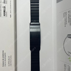 애플워치 링크브레이슬릿 블랙 38mm 최상