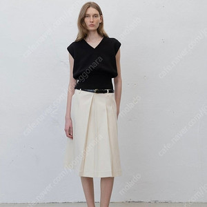 le17septembre 케이티 플리츠 스커트 아이보리 36 새상품 KATIE PLEATS SKIRT [IVORY] 르917 le917