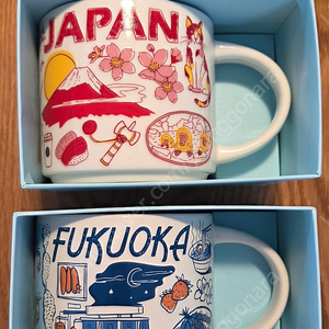 스타벅스 시티컵 japan, fukuoka 컵 팝니다.