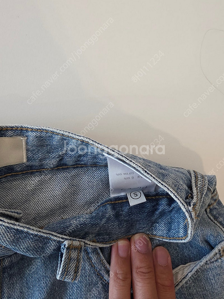 Pvcs 플레어 데님쇼츠 s 연청 팝니다--2