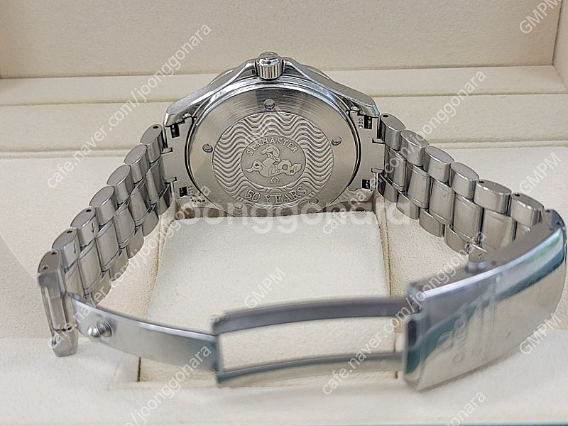 OMEGA 오메가 씨마스터 41mm GMT 50주년 블...--3