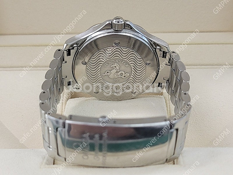 OMEGA 오메가 씨마스터 41mm GMT 50주년 블...--6