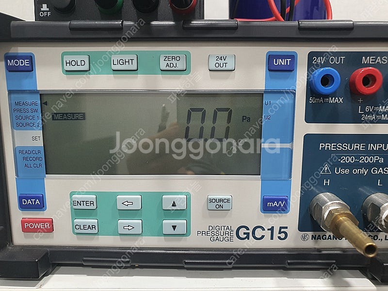 NAGANO GC15 정밀 기체 압력측정기--0