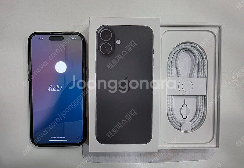 아이폰16 플러스 256gb 블랙 + 애플케어플러스--0