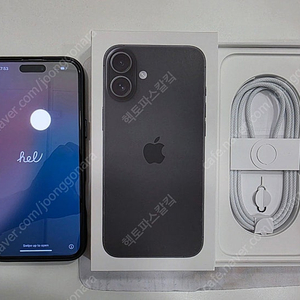 아이폰16 플러스 256gb 블랙 + 애플케어플러스