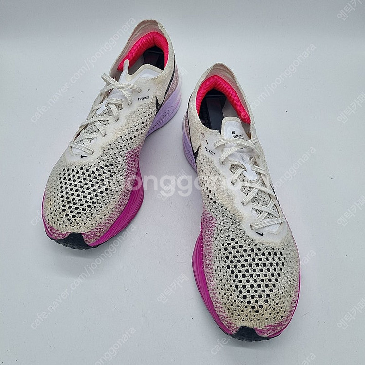 나이키 줌X 베이퍼 플라이 넥스트%3 화이트 비비드 퍼플 남성 265mm--5