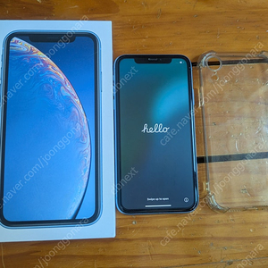 아이폰 XR 블루 128기가
