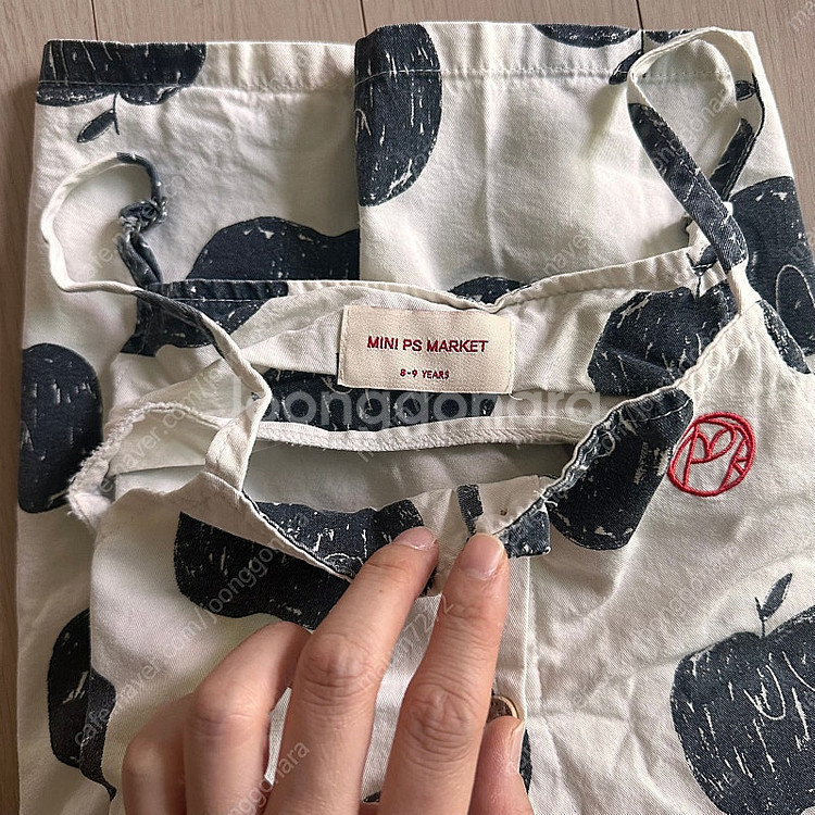 미니피에스마켓/minipsmarket/ 블랙사과원피스(24‘Ss)6-8세 /여자아이원피스/여아여름원피스--1