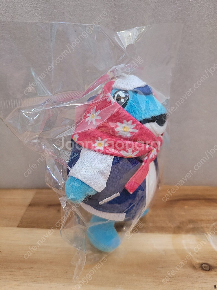 진로 두꺼비 키링껍 스탠딩 블루 인형키링 11cm 소주...--3