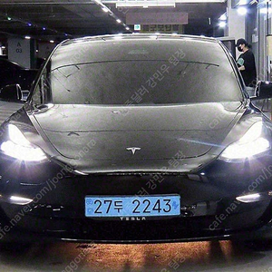 테슬라 중고 테슬라 모델3 중고차 검정색 2021년식 60,289km 롱 레인지 중고자동차매매