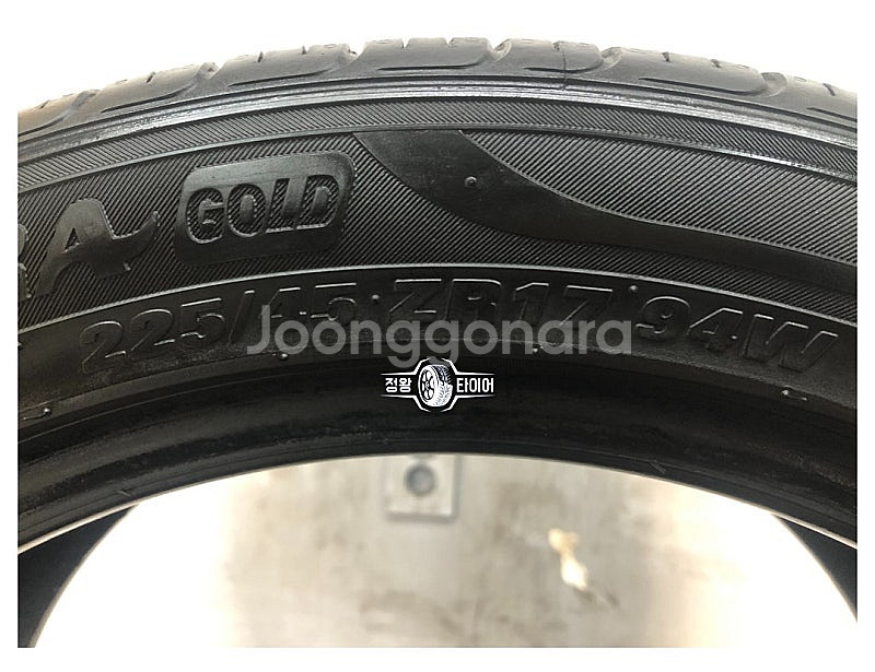 중고타이어 오페라골드 225/45R17 i30--3