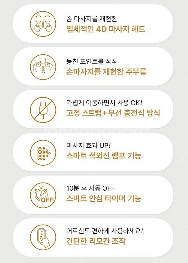 (새제품) 잇츠웰 숄더넥 무선 주무름 안마기 마사지기--9