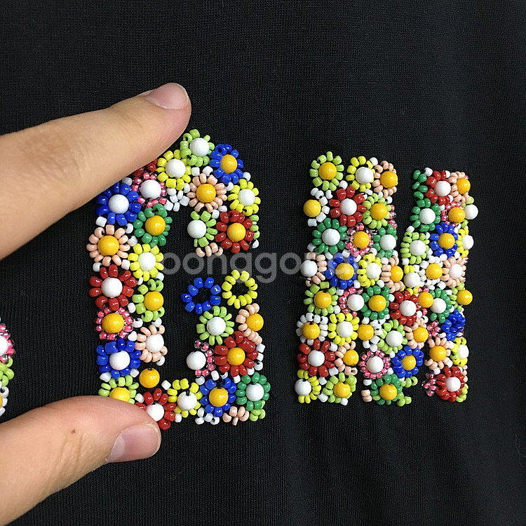 MSGM 엠에스지엠 플라워 반팔 티셔츠 xs / 랑방 ...--1