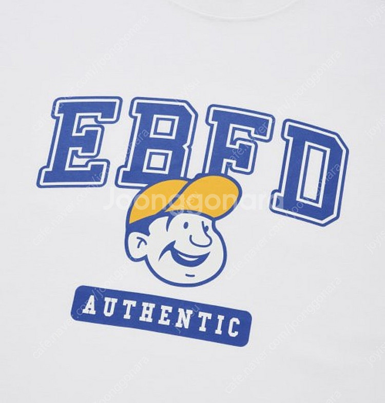 새상품 이벳필드 EBFD 베츠 반팔 티셔츠 블루--2