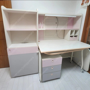 일룸 링키플러스 초등책상세트 (1200책상 + 서랍 보조책상 + 책장)