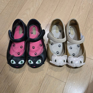 미니멜리사 고양이 신발 2개일괄 EU27(택포)