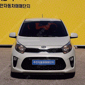 모닝 중고 모닝 올 뉴 모닝 흰색 2018년식 46,134km 럭셔리 중고차카페
