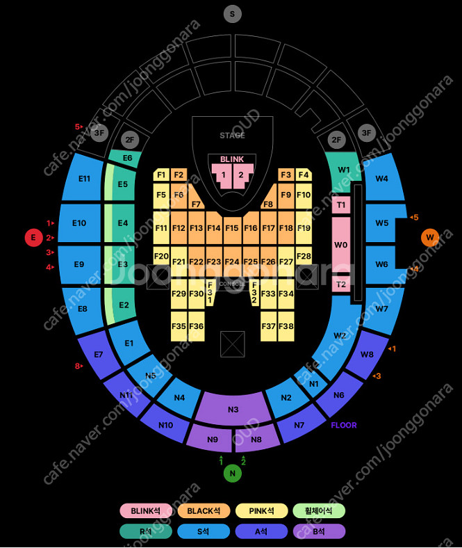 2025블랙핑크 콘서트 단석 티켓--0