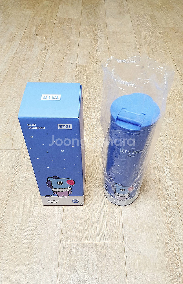 라인 프렌즈 ( BT21 , 460 ml ) 망 보온병...--0