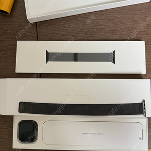 애플워치6 44mm 스테인리스 블랙 팝니다