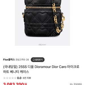디올 하트 베니티 가방