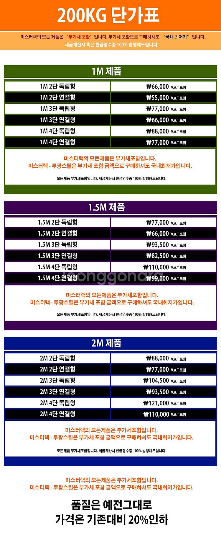 농업용 고릴라랙 철제선반 철제앵글 무볼트선반 새제품 농...--8
