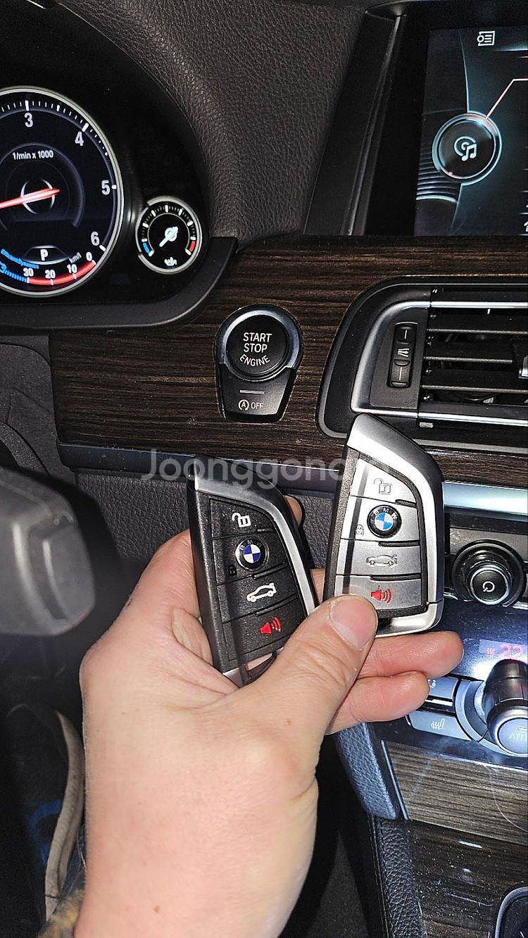 [판매] BMW 7시리즈 F바디 2014년식 스마트키 ...--5