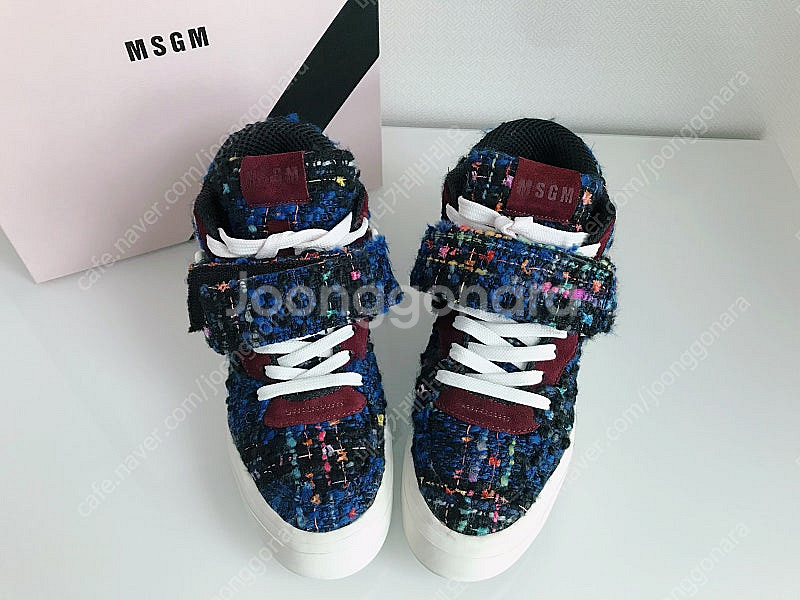 MSGM 트위드 스니커즈 운동화--1