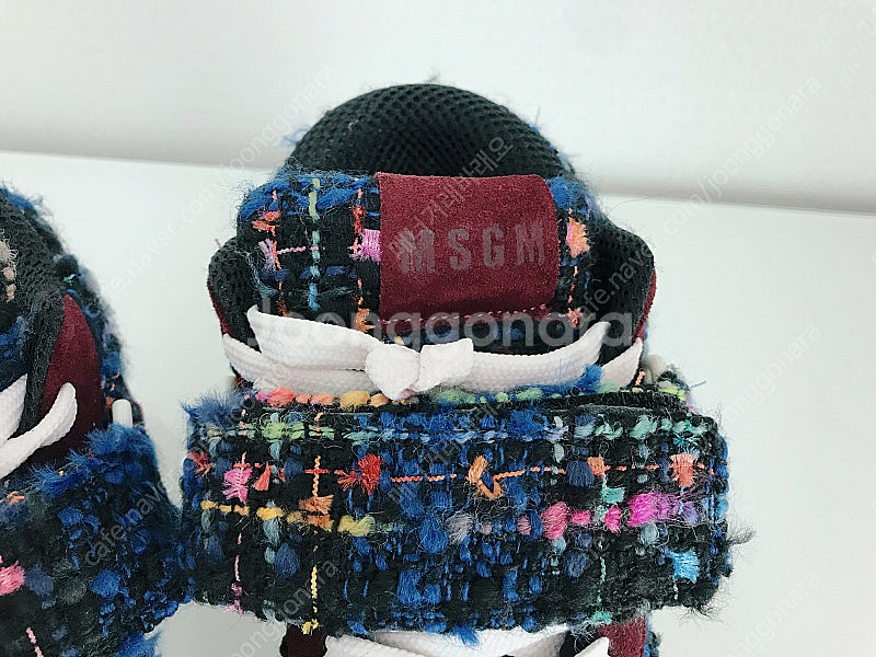 MSGM 트위드 스니커즈 운동화--4