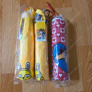 카카오프렌즈 무지 루이까스텔 3단 수동 우산 (새제품)