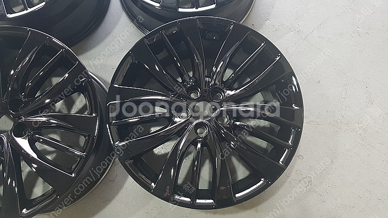 제네시스 G80 블랙유광 19인치 순정휠 대품판매20만...--1