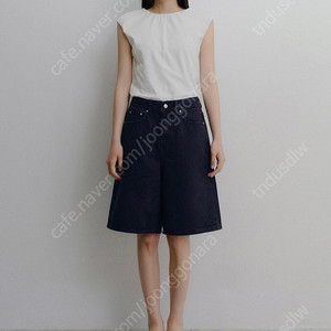 Ugst 어그스트 pleats half cap knit (black)