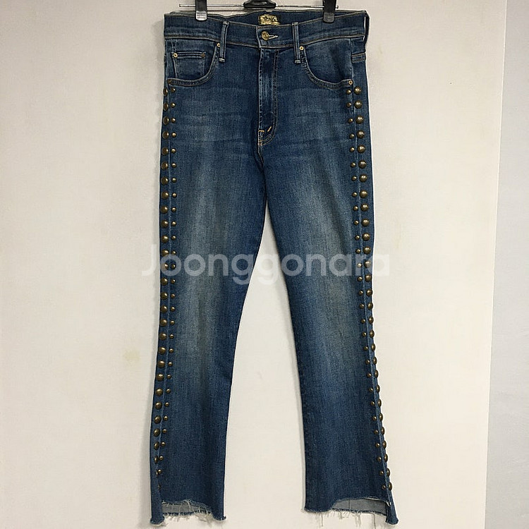 마더진 인사이더 크롭 스터드 데님 팬츠 26 / 랑방 마인 오브제 타임 럭키슈에뜨 산드로 마쥬 오르 시에 시스템--1