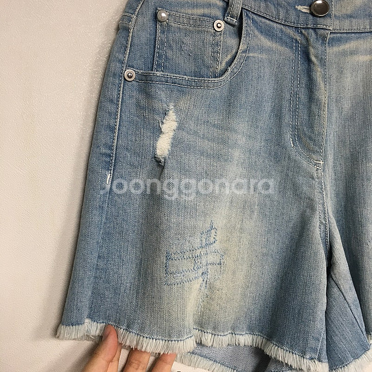 TIME 타임 워싱 데님 반바지 67 / 랑방 마인 오브제 타임 럭키슈에뜨 산드로 마쥬 오르 시에 시스템--2